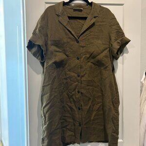 Everlane Linen Shirt Dress